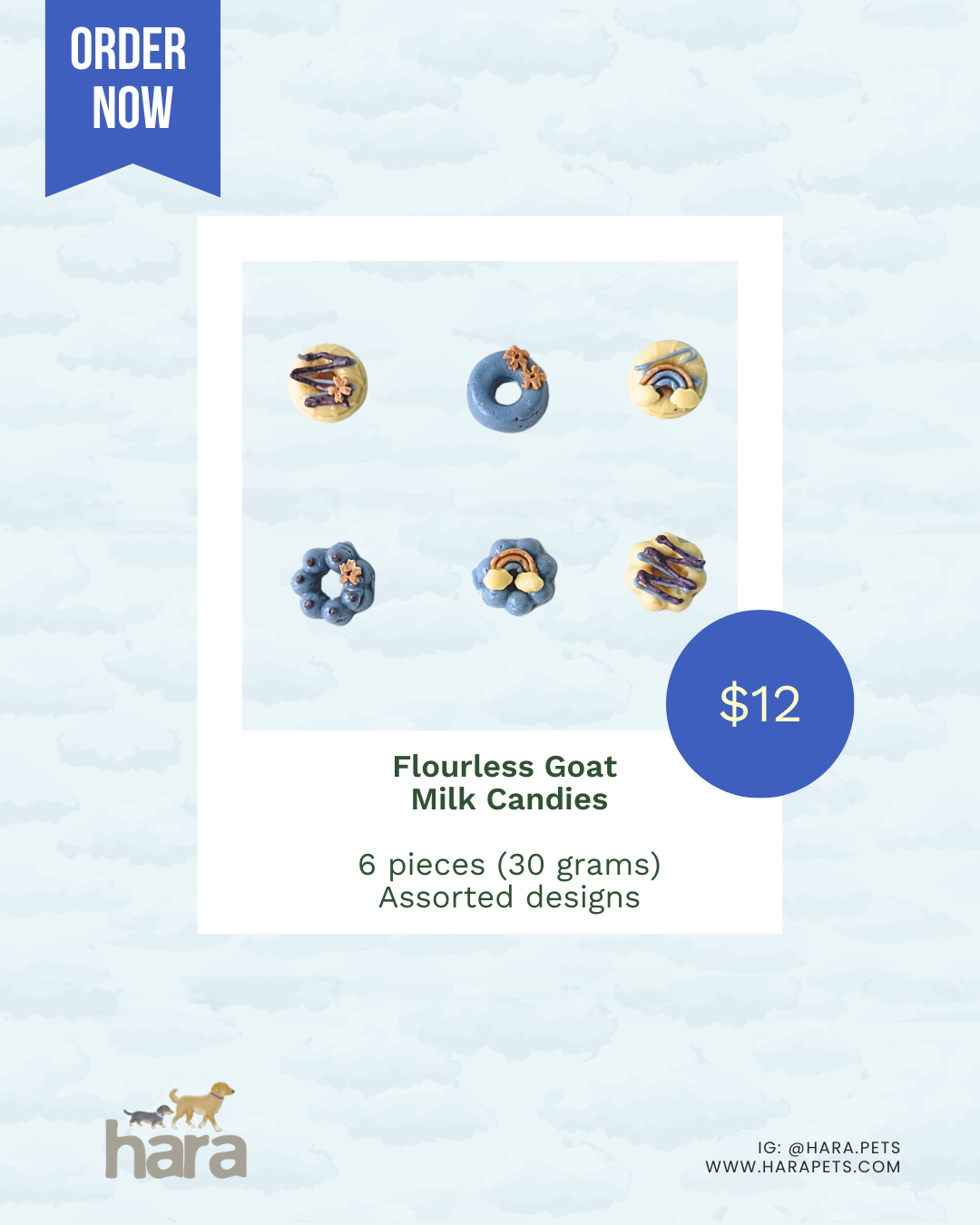 Rainbow Dreams Goat Milk Candies for Pets