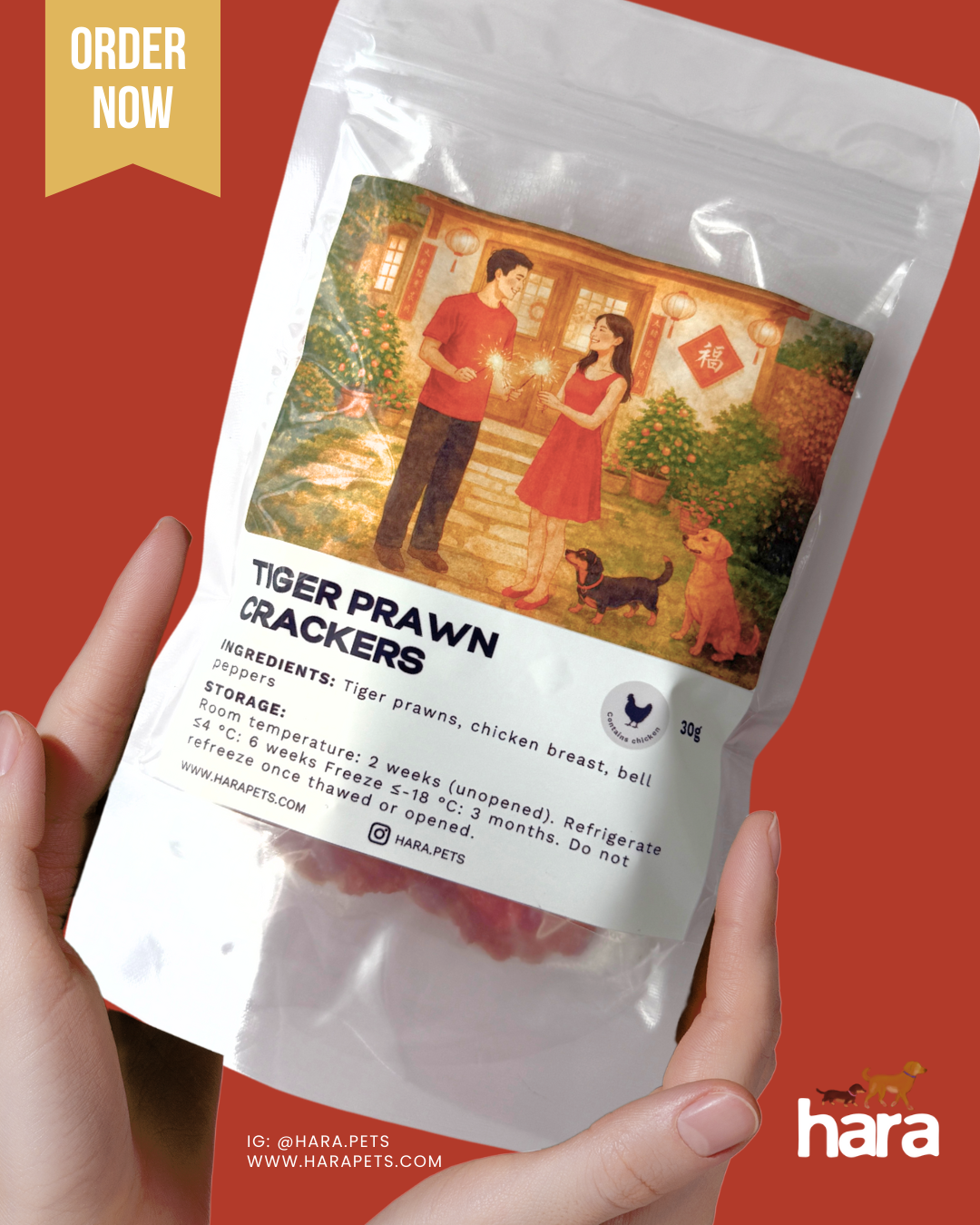 CNY Tiger Prawn Crackers