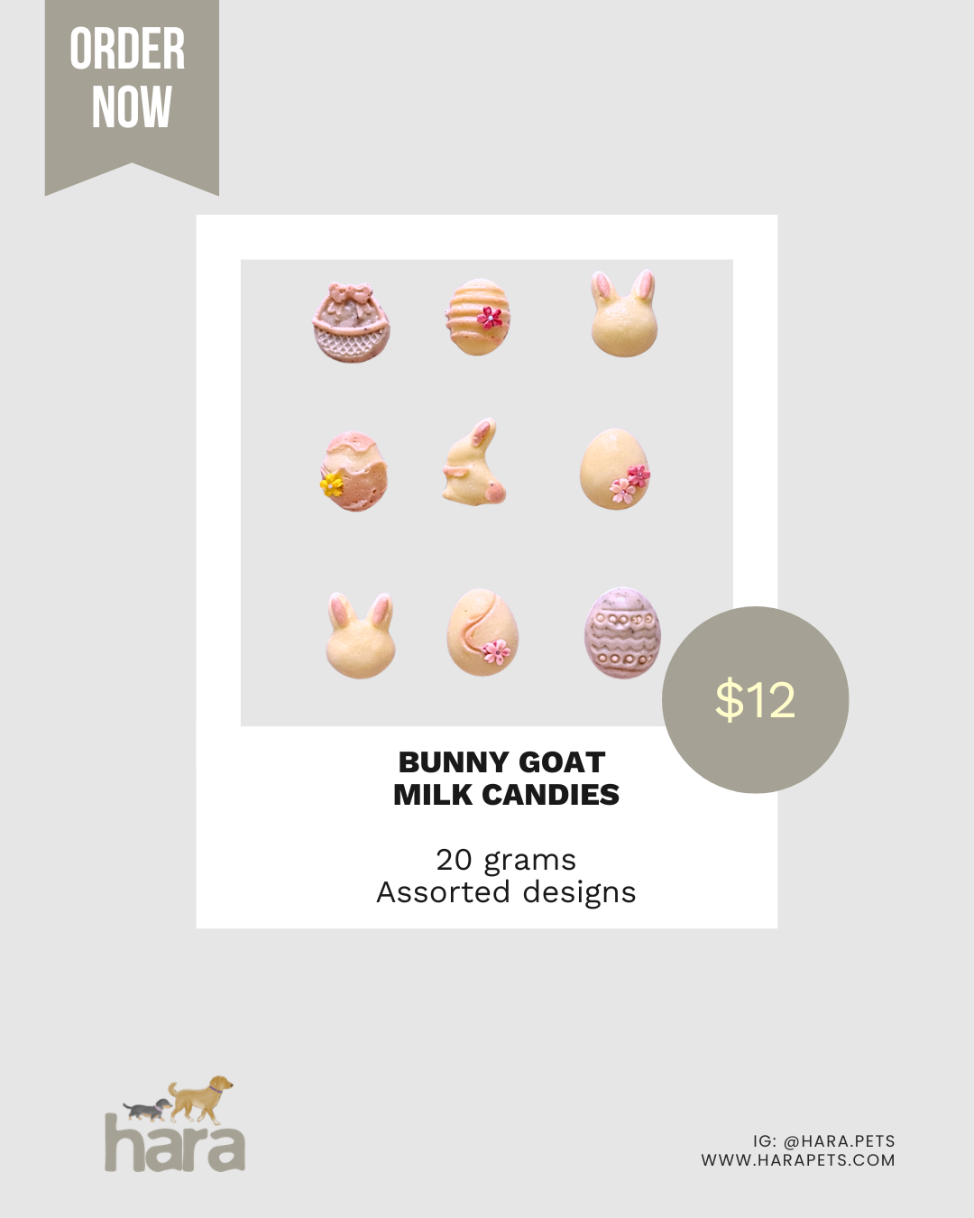 Bunny Goat Milk Candies