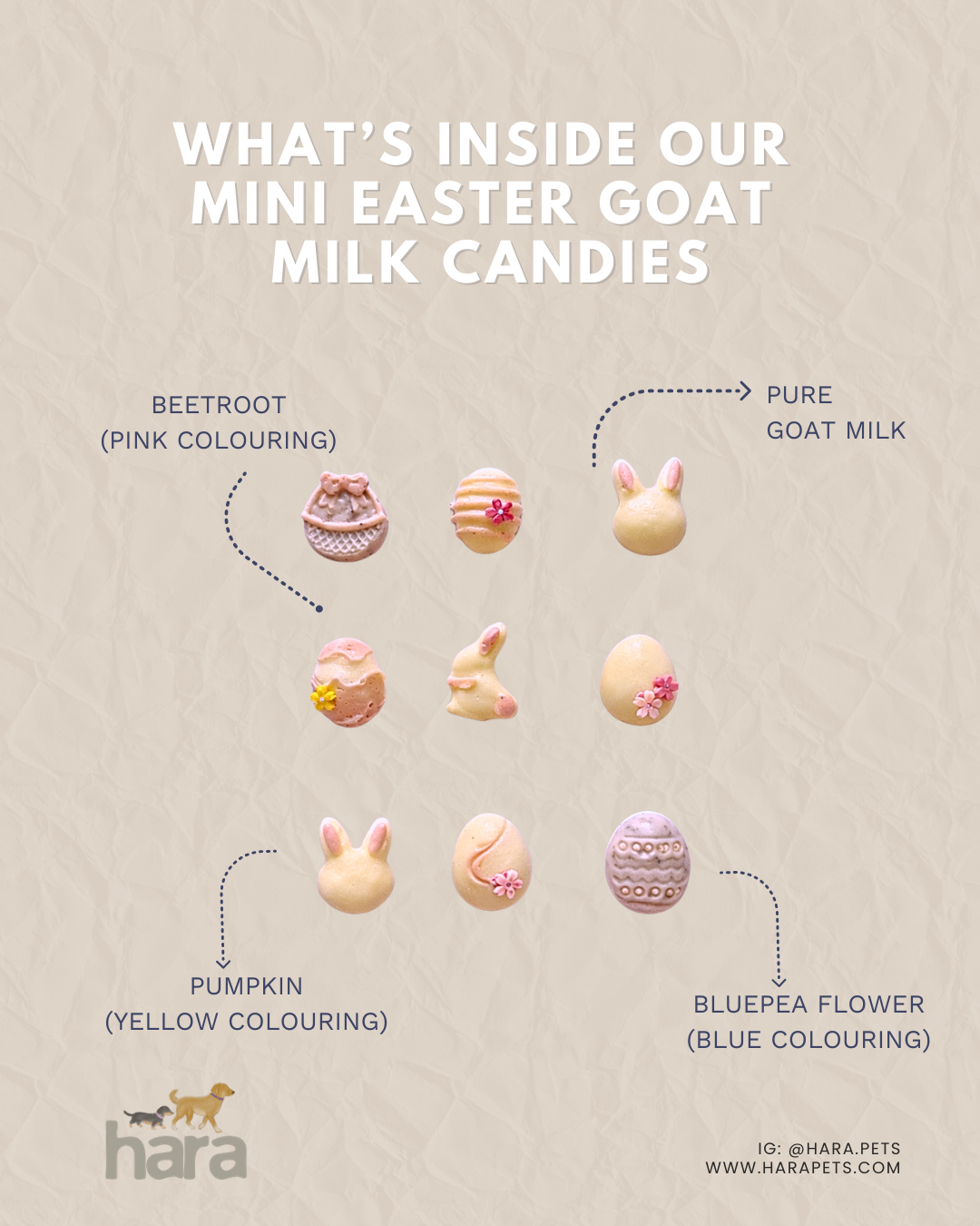 Easter Goat Milk Candies