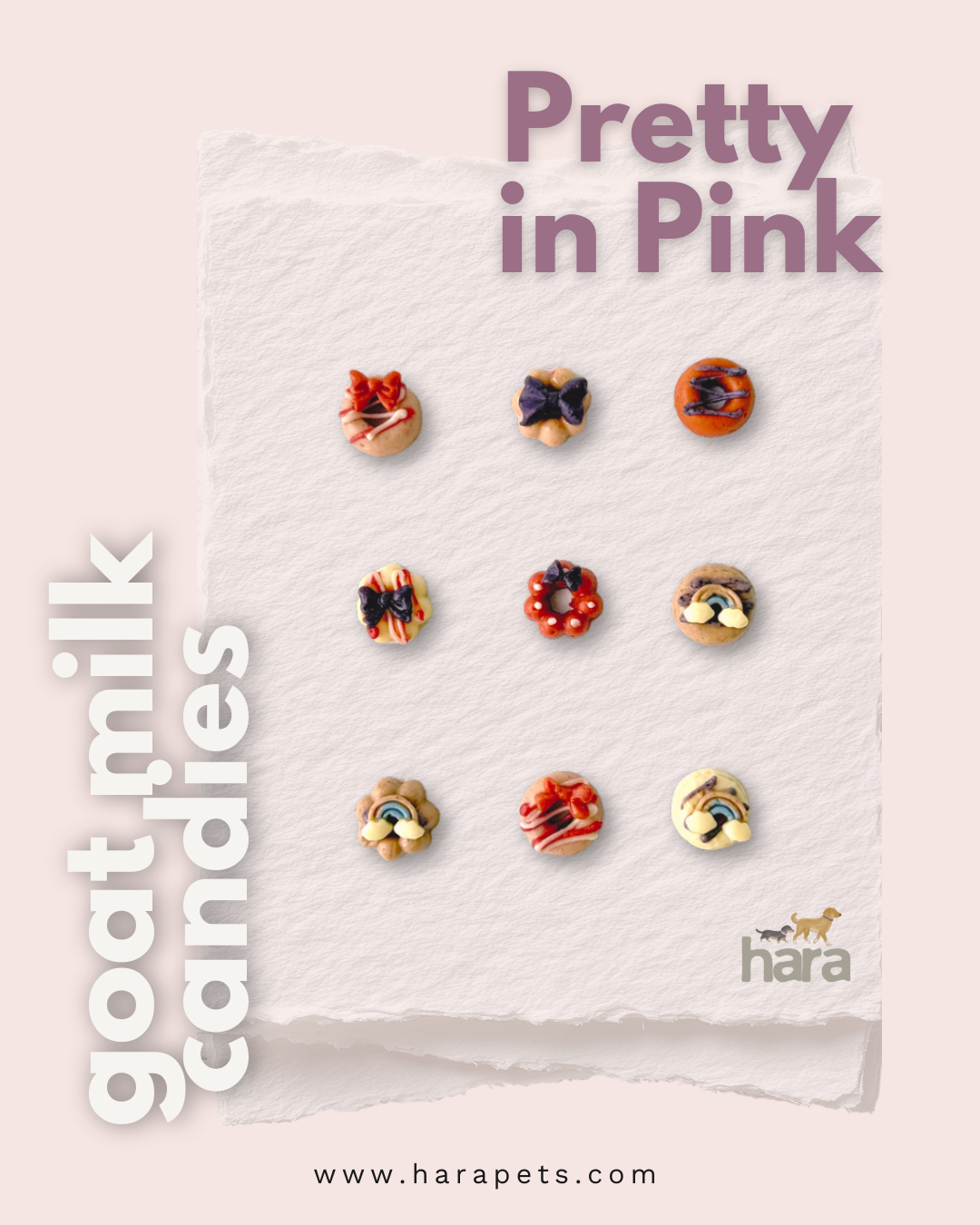 Pretty in Pink Goat Milk Candies